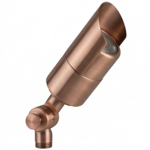 Bullet Light 140 - Solid Brass Landscape Lighting, Low Voltage Outdoor Lighting, Lighting OEM Manufacturer - Image 1