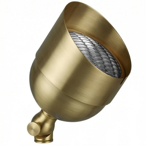 Bullet Light 134 - Solid Brass Landscape Lighting, Low Voltage Outdoor Lighting, Lighting OEM Manufacturer - Image 1