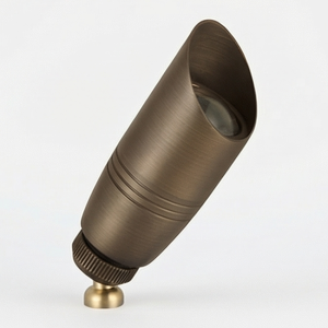 Bullet Light 133 - Solid Brass Landscape Lighting, Low Voltage Outdoor Lighting, Lighting OEM Manufacturer - Image 1