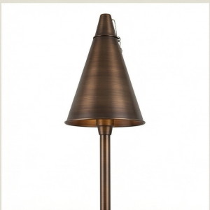 Path Area Light 99 - Elegant solid brass garden pathway light manufactured by Amat Sinar Lighting in Malaysia. - Image 6