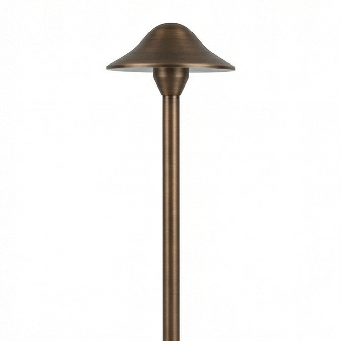 Path Area Light 119 - Elegant solid brass garden pathway light manufactured by Amat Sinar Lighting in Malaysia. - Image 7